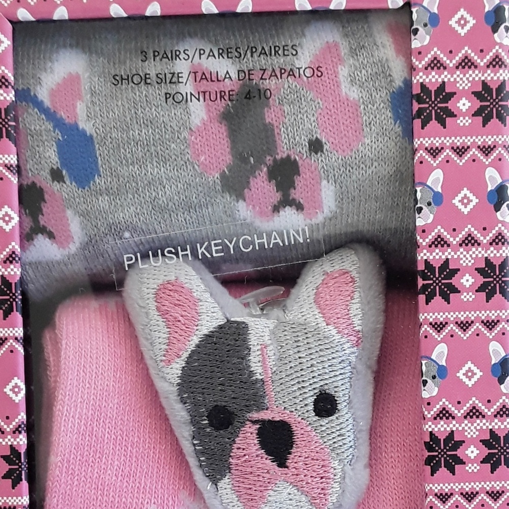 French Bulldog socks for Women (3 pair) - Picture 7 of 8