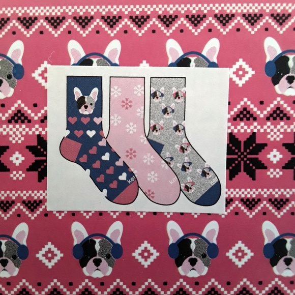 French Bulldog socks for Women (3 pair) - Picture 3 of 8