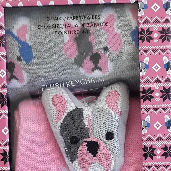 French Bulldog socks for Women (3 pair) - Picture 7 of 8