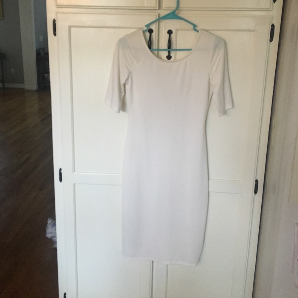 White Body Con Style Dress