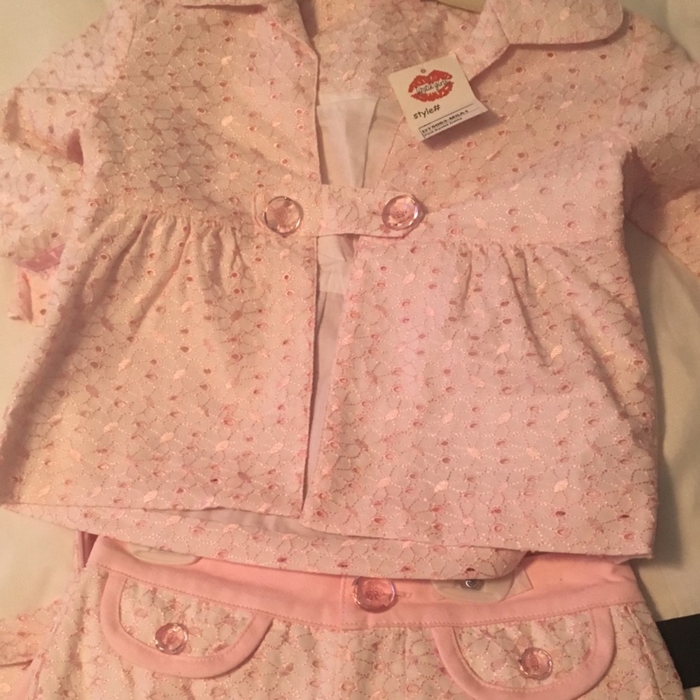 *SOLD*Lipstik Girls -NEW  3 pc. eyelet outfit