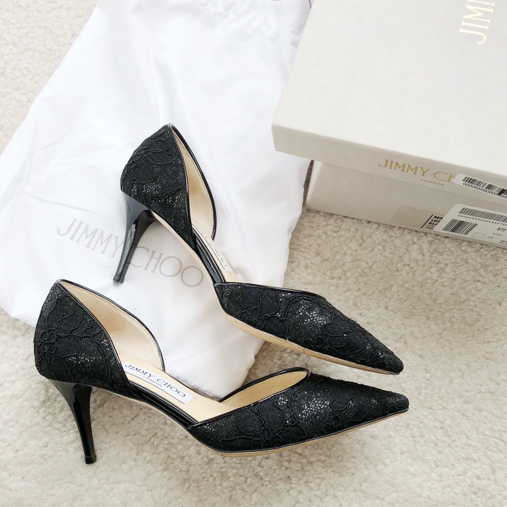 ⭐️Jimmy Choo Mariella Lace Pump (size: 36)