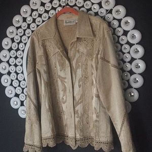 Beautiful detailed cut jacket