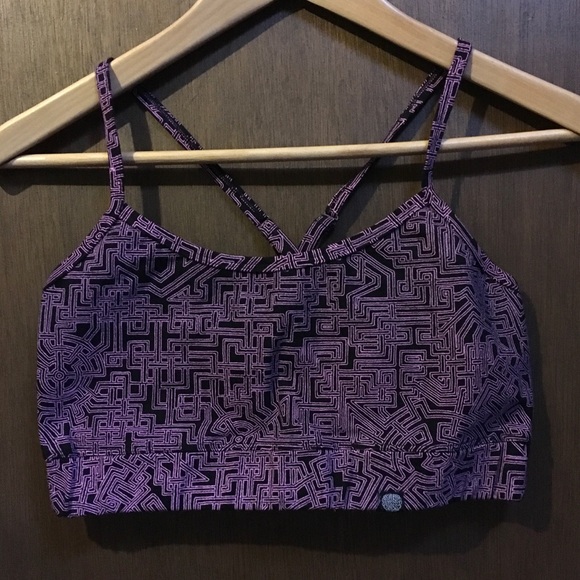 P.E.A.C.E Yoga Top L NWOT black and pink - Picture 2 of 3