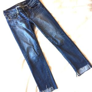 American Eagle Step Hem Jeans