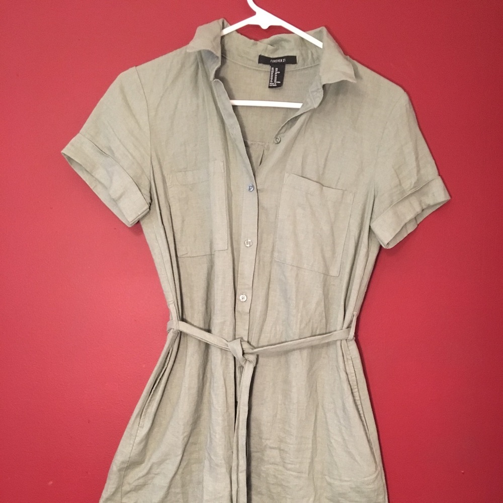 Forever 21 green dress