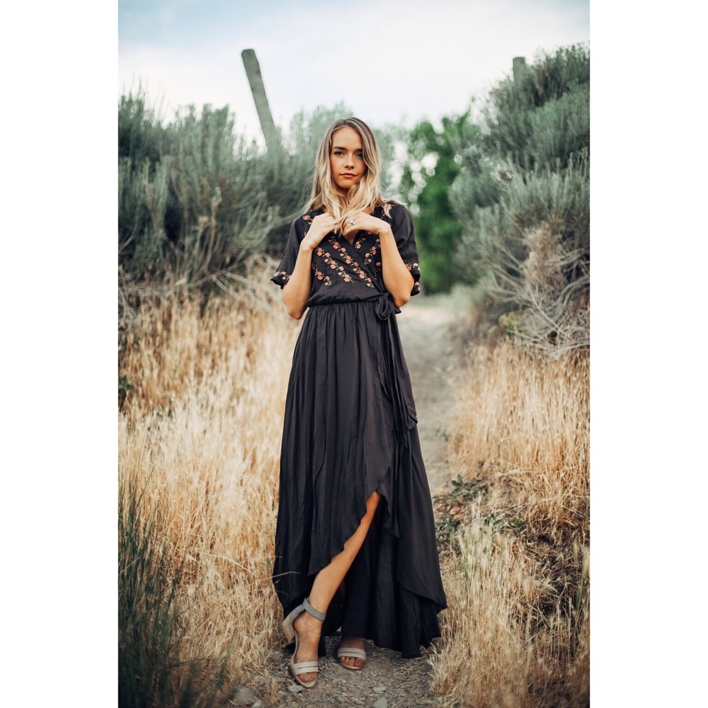 NEW Floral Wrap Dress || PAID $60