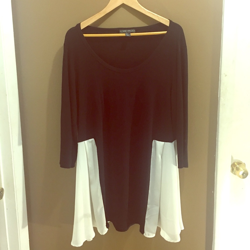 Forever 21 plus size mini flowing dress