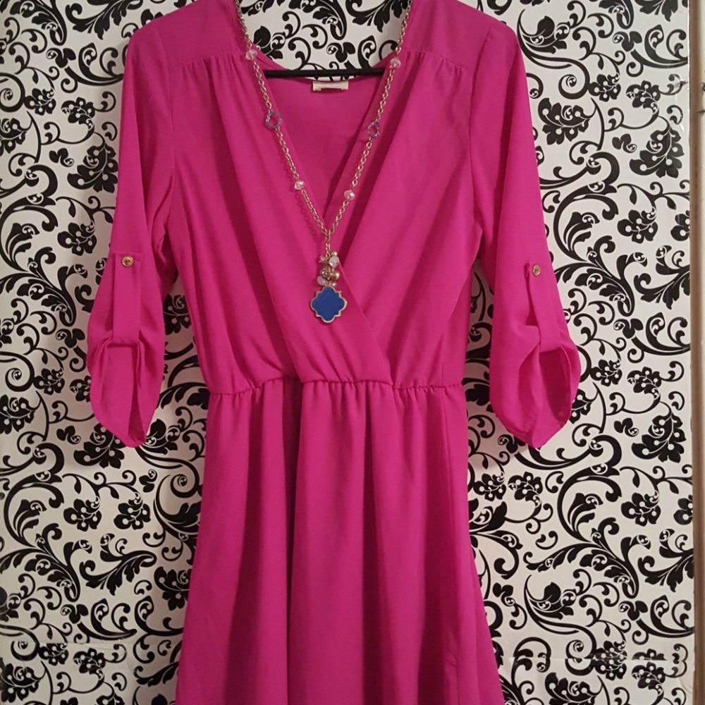 Bright Pink dress