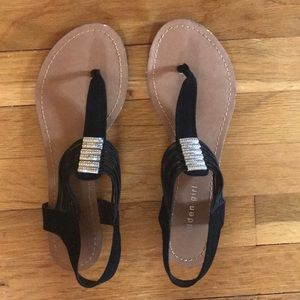 Steve Madden sandals black with jewels madden girl
