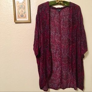 AE Patterned Kimono