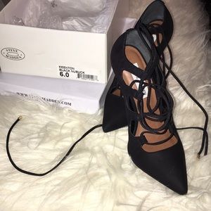 Black nubuck Keenton heel