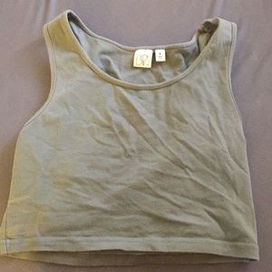 Nordstrom brand crop top army green