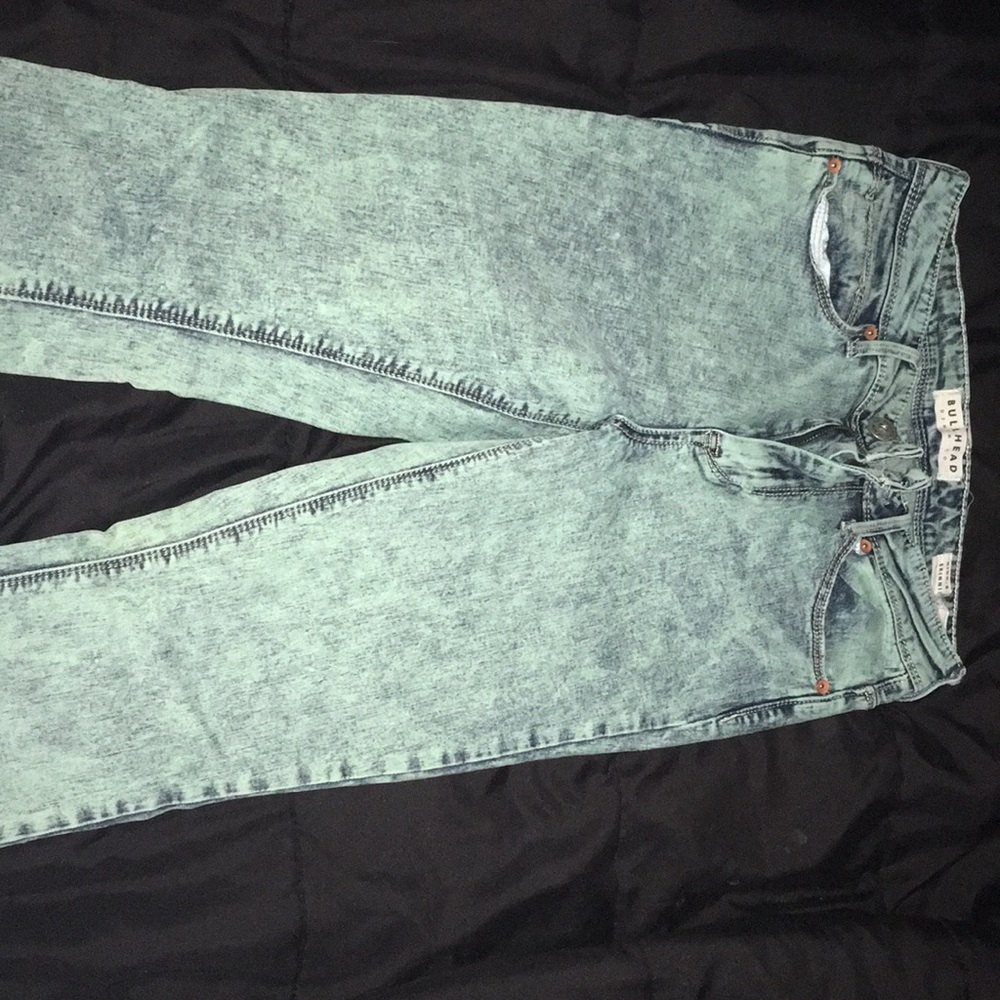 ***Size 5*High Waisted “Skinniest” Acid Wash Jeans