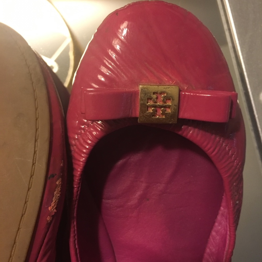 Pink Tory Burch Flats