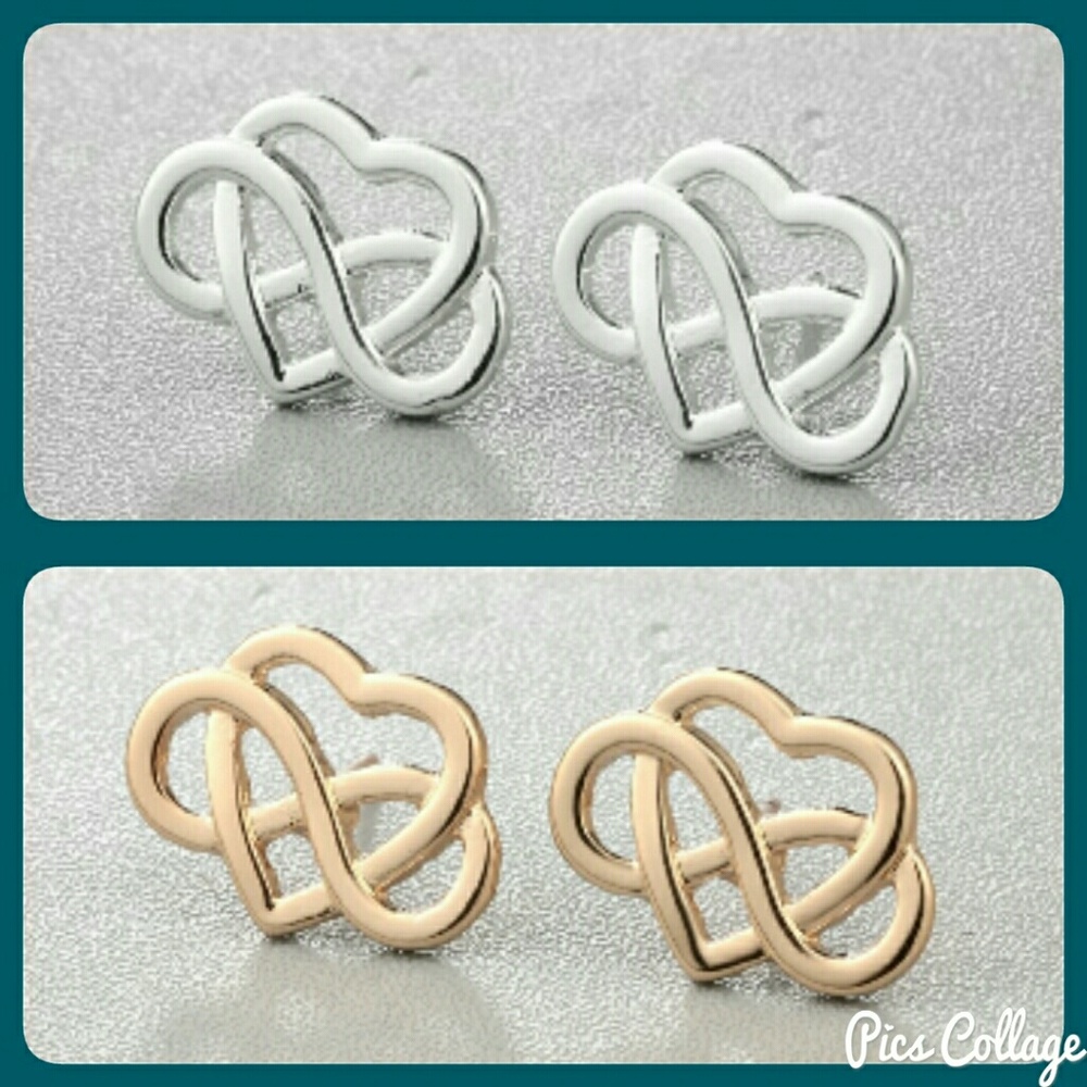 Celtic Knot Heart Earrings