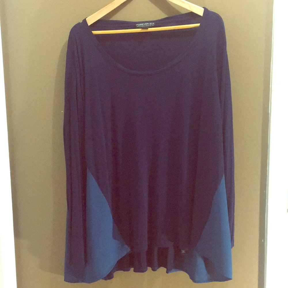 Forever 21 plus size 3x mini dress long sleeve