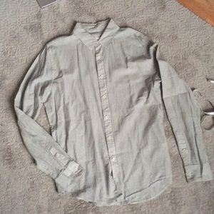 Like new Joes Jeans airy gray striped shirt S