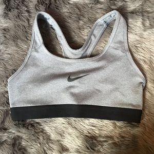 Nike grey sports bra