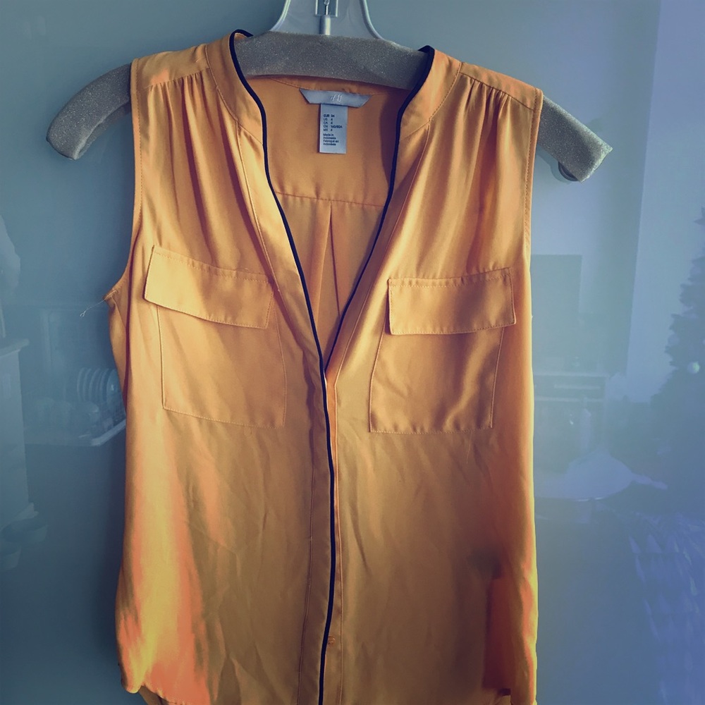 Mustard colored button up Shirt!