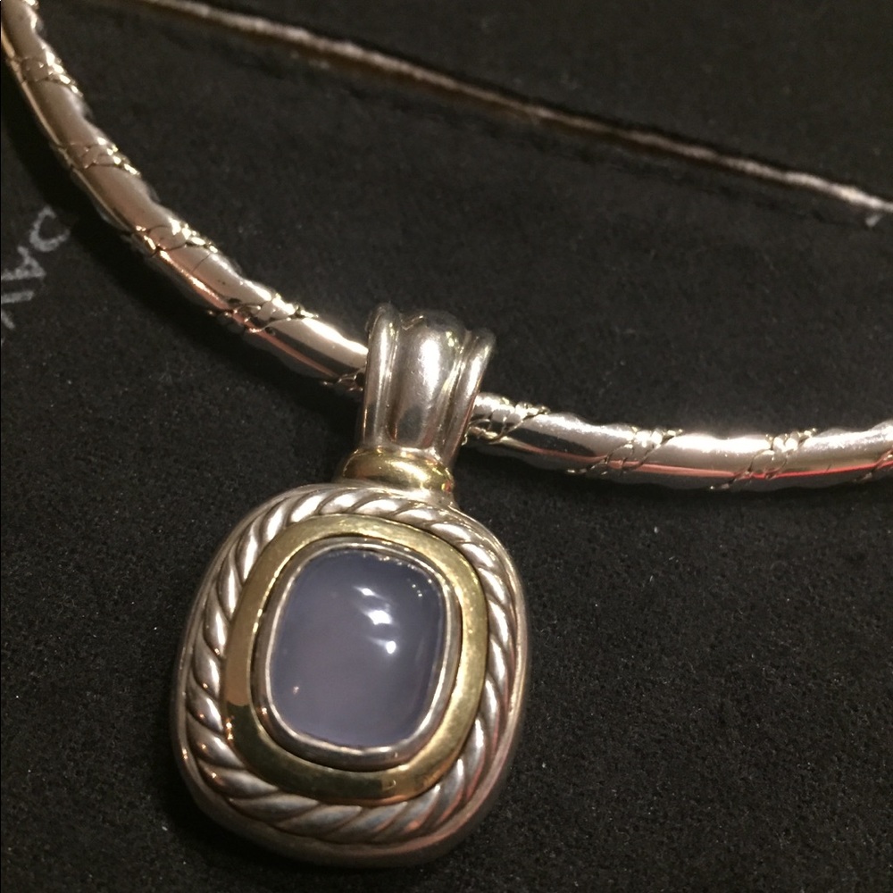 David Yurman XL Pendant Enhancer on Choker