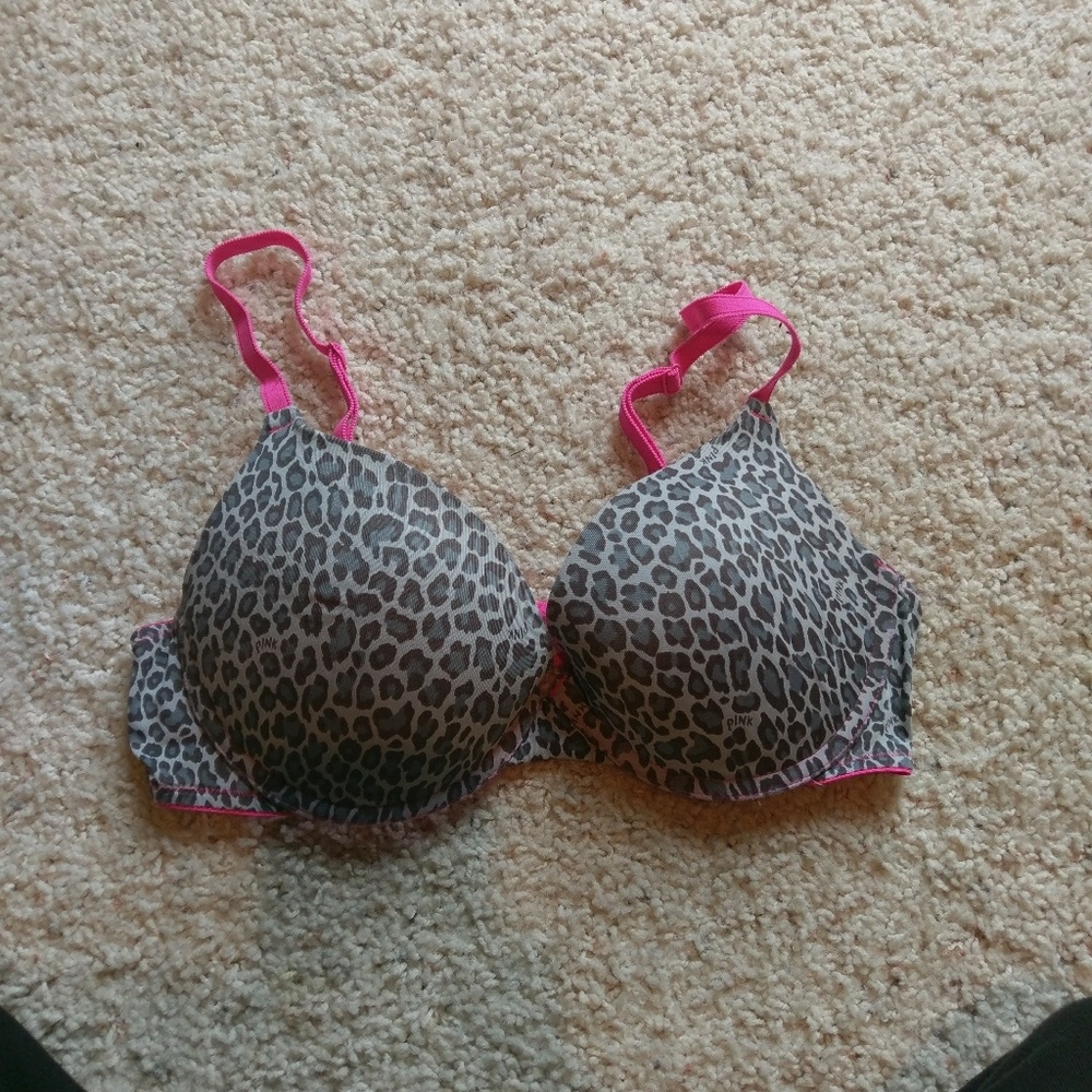 Pink bra