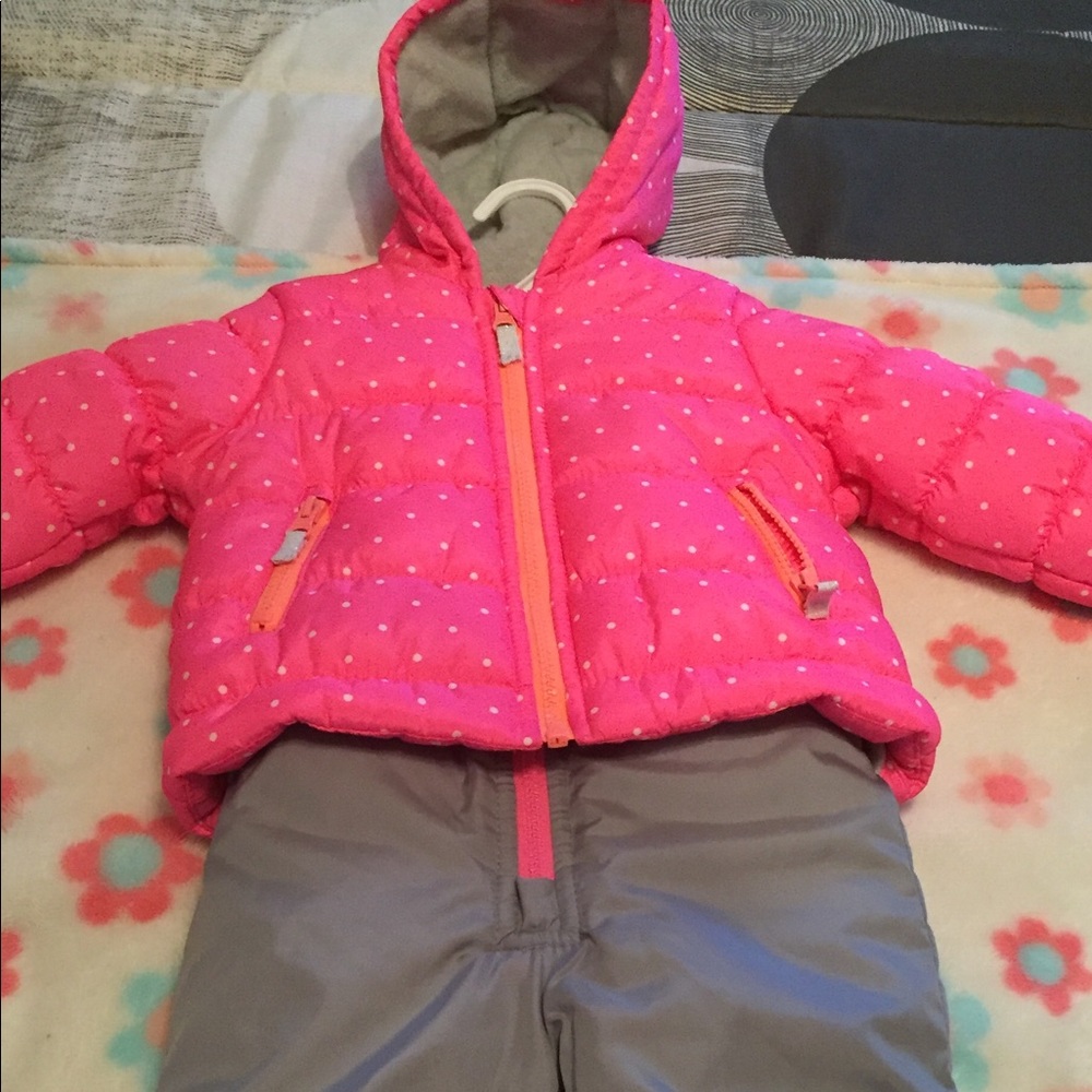 SOLD Infant girl Carter's Snowsuit