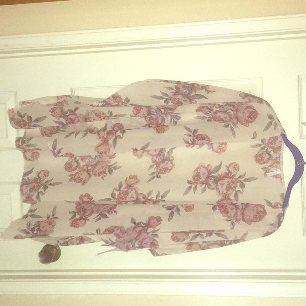 Women’s flower cardigan/top