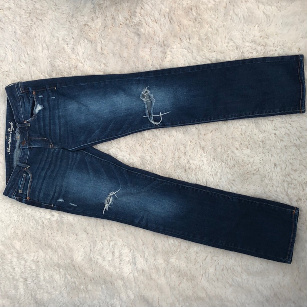 American Eagle ripped jeans