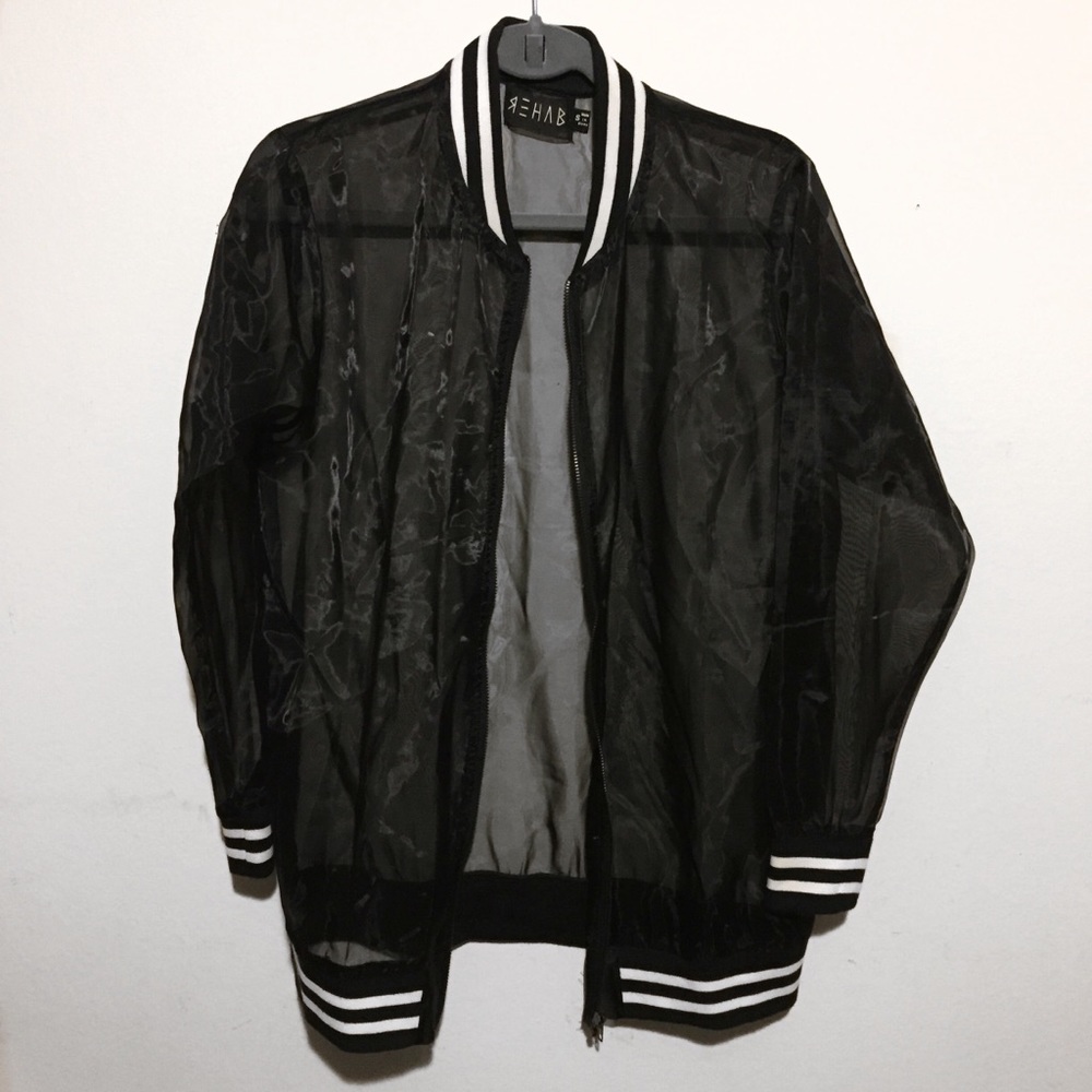 Semi Sheer Sports Jacket