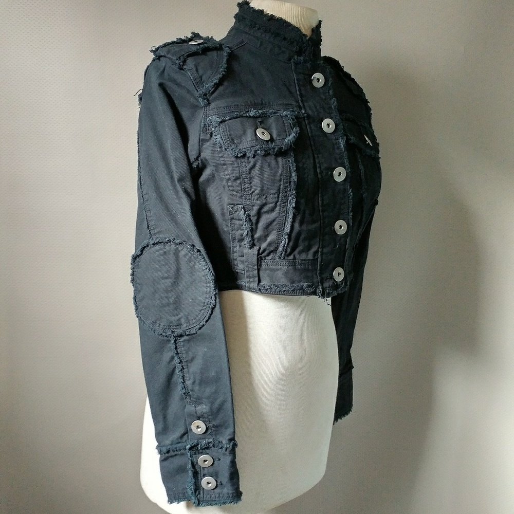 Miss Lili Black Cropped Jacket