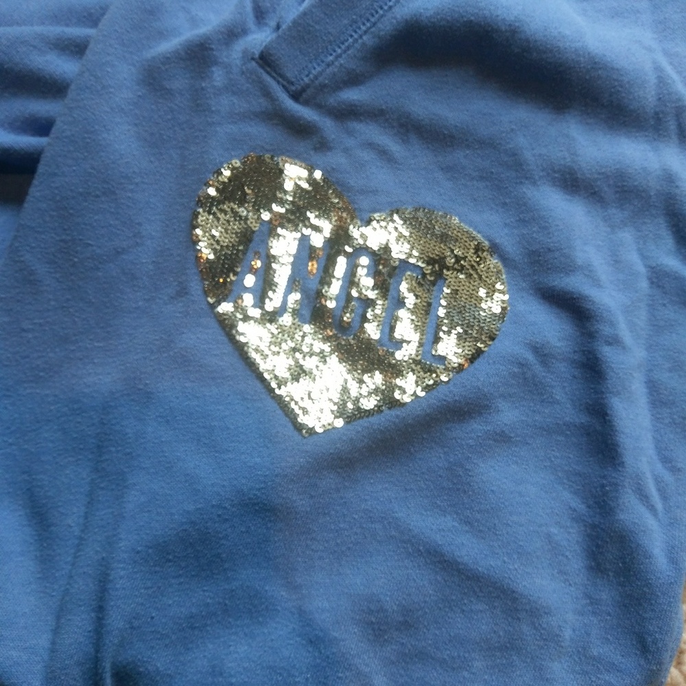 Blue VS bling sweats