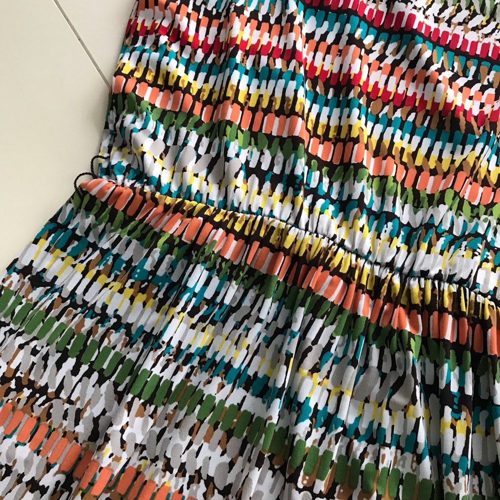 Max and Cleo Colorful Print Dress - Size Medium - Picture 5 of 7