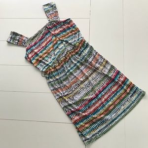 Max and Cleo Colorful Print Dress - Size Medium