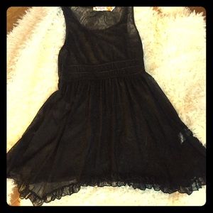 Black lace dress