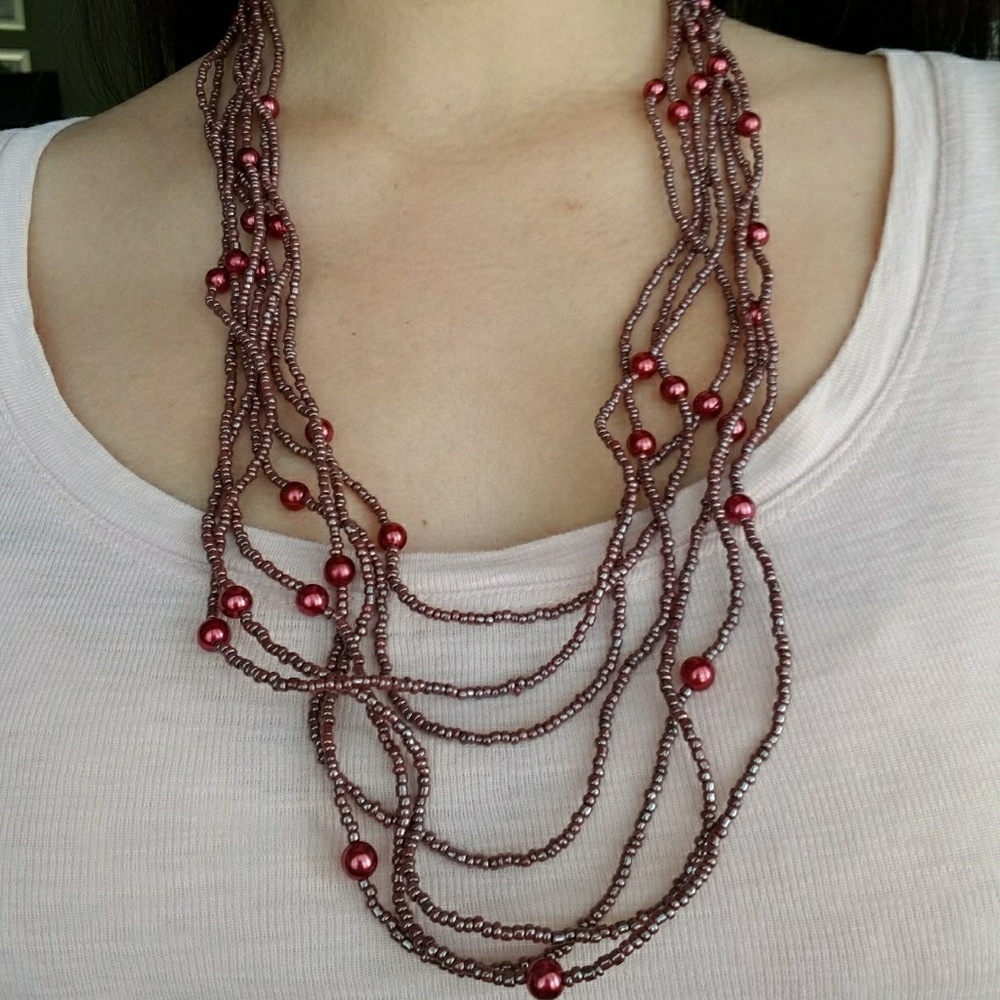 Handmade necklace.