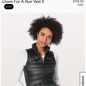 Lululemon “down for a run vest”