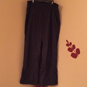 Sz lrg black Nike wind pants