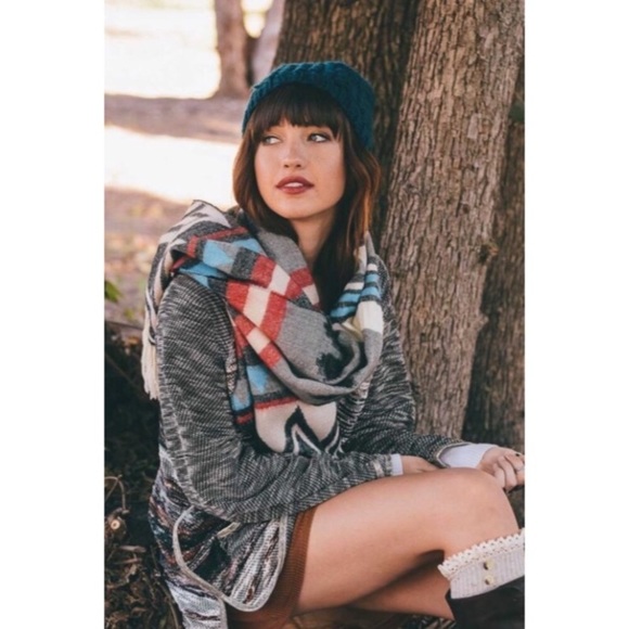 Tribal Aztec Blanket Wrap Scarf = Best Christmas - Picture 2 of 3