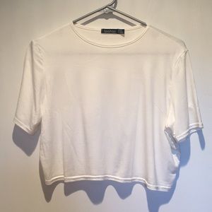 BOOHOO+ ORLA BOXY CROP TOP