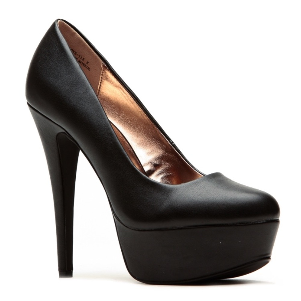 Anne Michelle Black Heels