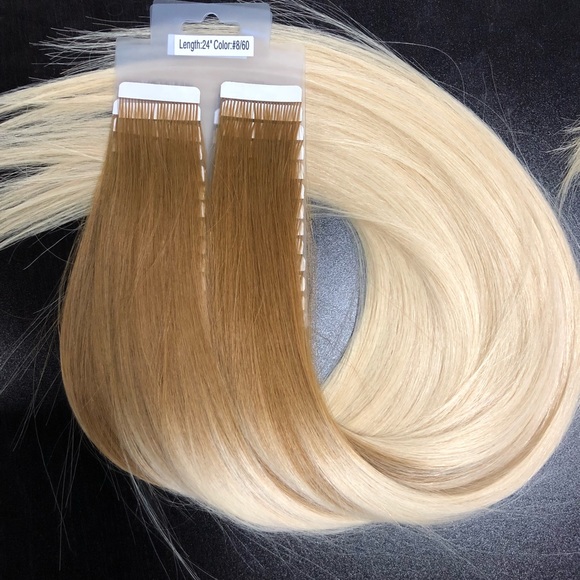 20 inch Balayage  tape in European remy hair main image 6