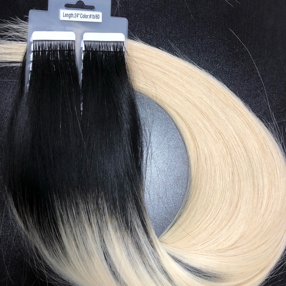 20 inch Balayage  tape in European remy hair main image 7