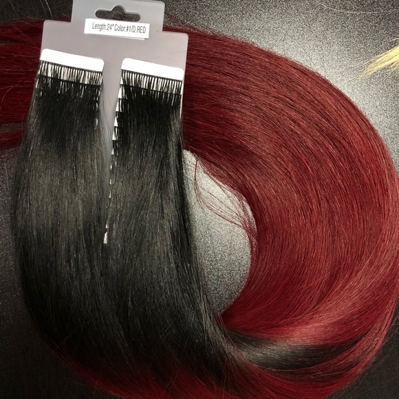 20 inch Balayage  tape in European remy hair main image 4