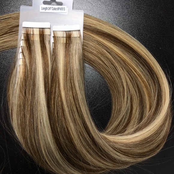 20 inch Balayage  tape in European remy hair