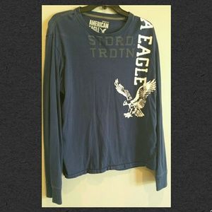 AMERICAN EAGLE OUTFITTERS FLONG SLEEVE SHIRT GUC