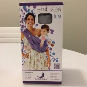 Joovy BabaSling - Dolphin Grey - Lightly Used