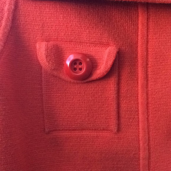 ❄️☃️Beautiful orange 🍊 J. Crew sweater☃️❄️ - Picture 4 of 8