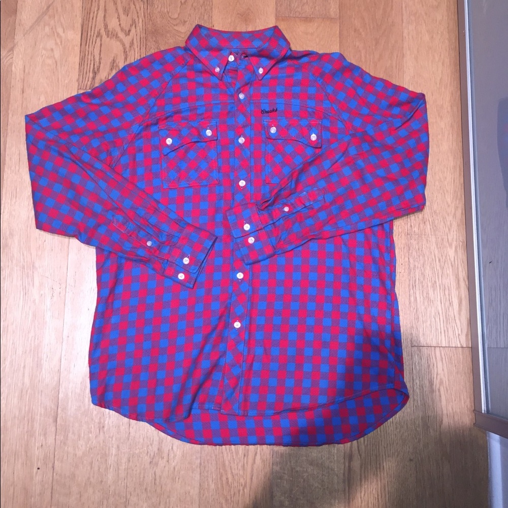 Crooks & Castles Long Sleeve Woven Button Up