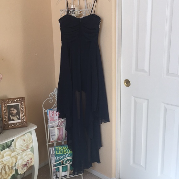 Navy long dress - Picture 2 of 3